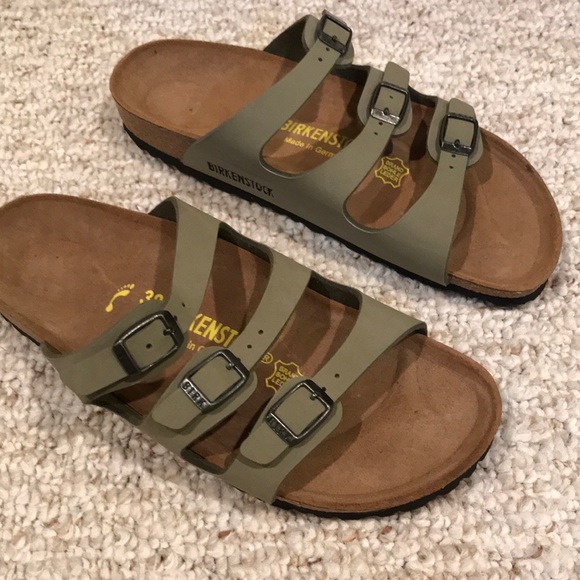 Brand new Birkenstock slides